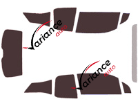 Kit de láminas tintadas Bmw i3 5 puertas (2013 - 2022) Kit de láminas tintadas Bmw i3 5 puertas (2013 - 2022)