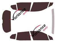 Kit de láminas tintadas Bmw iX 5 puertas (desde 2022) Kit de láminas tintadas Bmw iX 5 puertas (desde 2022)