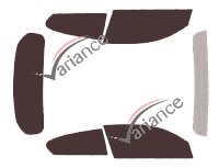 Tinted film kit Bmw Serie 1 (2) 3 doors (2012 - 2017) Tinted film kit Bmw Serie 1 (2) 3 doors (2012 - 2017)