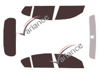 Tinted film kit Bmw Serie 1 (1) 5 doors (2004 - 2011) Tinted film kit Bmw Serie 1 (1) 5 doors (2004 - 2011)