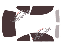 Tinted film kit Bmw Serie 2 (1) 2-door Coupée (2014 - 2021) Tinted film kit Bmw Serie 2 (1) 2-door Coupée (2014 - 2021)