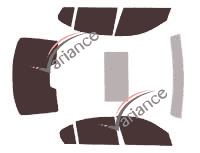 Tinted film kit Bmw Serie 3 (5) Sedan 4 doors (2005 - 2012) Tinted film kit Bmw Serie 3 (5) Sedan 4 doors (2005 - 2012)