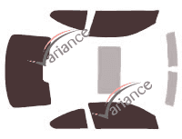 Tinted film kit Bmw Serie 3 (5) Coupe 2 portes (2006 - 2013) Tinted film kit Bmw Serie 3 (5) Coupe 2 portes (2006 - 2013)