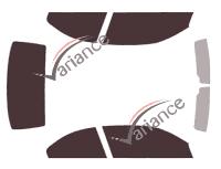 Tinted film kit Bmw Serie 4 / i4 (1) CC Cabriolet 2 portes (2014 - 2021) Tinted film kit Bmw Serie 4 / i4 (1) CC Cabriolet 2 portes (2014 - 2021)