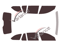 Tinted film kit Bmw Serie 5 / i5 (8) Touring Estate 5 doors (2017 - 2023) Tinted film kit Bmw Serie 5 / i5 (8) Touring Estate 5 doors (2017 - 2023)