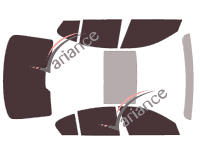 Tinted film kit Bmw Serie 5 / i5 (8) Sedan 5 doors (2017 - 2023) Tinted film kit Bmw Serie 5 / i5 (8) Sedan 5 doors (2017 - 2023)