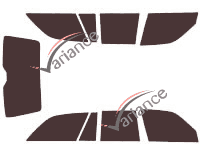 Tinted film kit Bmw Serie 5 / i5 (2) Touring Estate 5 doors (1991 - 1997) Tinted film kit Bmw Serie 5 / i5 (2) Touring Estate 5 doors (1991 - 1997)