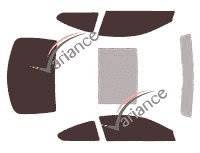 Tinted film kit Bmw Serie 6 (3) Coupe 2 portes (2012 - 2018) Tinted film kit Bmw Serie 6 (3) Coupe 2 portes (2012 - 2018)