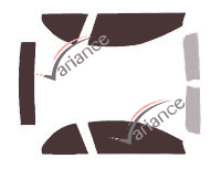 Tinted film kit Bmw 6 Series (3) Convertible 2 doors (2011 - 2017) Tinted film kit Bmw 6 Series (3) Convertible 2 doors (2011 - 2017)