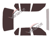 Tinted film kit Bmw Serie 7 / i7 (2) 4-door sedan (1986 - 1994) Tinted film kit Bmw Serie 7 / i7 (2) 4-door sedan (1986 - 1994)