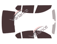 Tinted film kit Bmw Serie 7 / i7 (6) Sedan 4 doors (2015 - 2022) Tinted film kit Bmw Serie 7 / i7 (6) Sedan 4 doors (2015 - 2022)