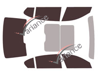 Tinted film kit Bmw Serie 7 / i7 (6) Long Sedan 4 doors (2016 - 2022) Tinted film kit Bmw Serie 7 / i7 (6) Long Sedan 4 doors (2016 - 2022)