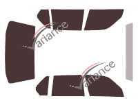 Tinted film kit Bmw Serie 7 / i7 (2) Long Sedan 4 doors (1986 - 1994) Tinted film kit Bmw Serie 7 / i7 (2) Long Sedan 4 doors (1986 - 1994)