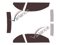 Tinted film kit Bmw Serie 6 (2) Cabriolet 2 doors (2003 - 2011) Tinted film kit Bmw Serie 6 (2) Cabriolet 2 doors (2003 - 2011)