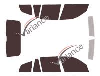 Tinted film kit Bmw X3 / iX3 (1) 5-door (2003 - 2010) Tinted film kit Bmw X3 / iX3 (1) 5-door (2003 - 2010)