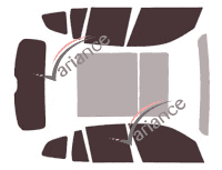 Tinted film kit Bmw X3 / iX3 (3) 5-door (2017 - 2024) Tinted film kit Bmw X3 / iX3 (3) 5-door (2017 - 2024)