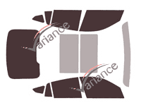 Tinted film kit Bmw X6 (3) 5 doors (since 2020) Tinted film kit Bmw X6 (3) 5 doors (since 2020)