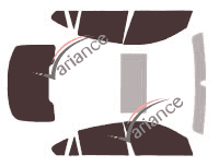 Tinted film kit Bmw X6 (1) 5 doors (2008 - 2014) Tinted film kit Bmw X6 (1) 5 doors (2008 - 2014)