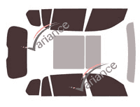 Tinted film kit Bmw X7 (1) 5 doors (since 2019) Tinted film kit Bmw X7 (1) 5 doors (since 2019)