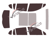 Buick Envision (1) 5-door tinted film kit (2015 - 2020) Buick Envision (1) 5-door tinted film kit (2015 - 2020)