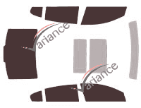 Buick Allure Tinted Film Kit (2) 4-door sedan (2010 - 2016) Buick Allure Tinted Film Kit (2) 4-door sedan (2010 - 2016)