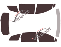 Buick Enclave (2) 5-door tinted film kit (2017 - 2024) Buick Enclave (2) 5-door tinted film kit (2017 - 2024)