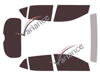 Buick Encore (2) GX 5-door tinted film kit (since 2020) Buick Encore (2) GX 5-door tinted film kit (since 2020)