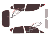 Buick Excelle (1) XT 5-door tinted film kit (2010 - 2017) Buick Excelle (1) XT 5-door tinted film kit (2010 - 2017)