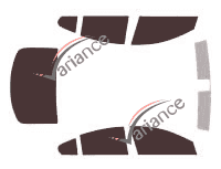 Buick Regal (5) 4-door sedan (2008 - 2016) tinted film kit Buick Regal (5) 4-door sedan (2008 - 2016) tinted film kit