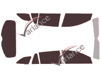 Buick Regal (5) 5-door estate (2008 - 2016) tinted film kit Buick Regal (5) 5-door estate (2008 - 2016) tinted film kit