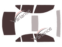 Tönungsfolien-Kit Cadillac ATS 4-Türer (2012 - 2019) Tönungsfolien-Kit Cadillac ATS 4-Türer (2012 - 2019)