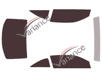 Tönungsfolien-Kit Cadillac ATS Coupe 2-Türer (2013 - 2019) Tönungsfolien-Kit Cadillac ATS Coupe 2-Türer (2013 - 2019)