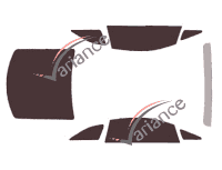 Tinted film kit Cadillac ELR Coupée 3-door (2013 - 2016) Tinted film kit Cadillac ELR Coupée 3-door (2013 - 2016)