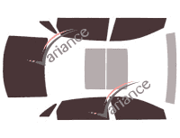 Tinted film kit Cadillac XTS Limousine Sedan 4-door (2013 - 2019) Tinted film kit Cadillac XTS Limousine Sedan 4-door (2013 - 2019)