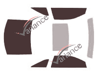 Cadillac CTS (2) 2-door Coupe (2010 - 2017) tinted film kit Cadillac CTS (2) 2-door Coupe (2010 - 2017) tinted film kit