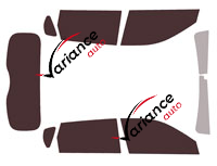 Kit film teinté Changan CS35 (1) Plus 5 portes (depuis 2019)