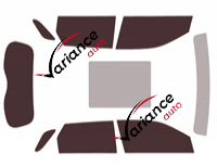 Changan CS55 (1) Plus 5-door tinted film kit (since 2017) Changan CS55 (1) Plus 5-door tinted film kit (since 2017)