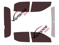 Kit de láminas tintadas Changan F70 (1) pick-up de 4 puertas (a partir de 2019) Kit de láminas tintadas Changan F70 (1) pick-up de 4 puertas (a partir de 2019)