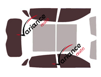 Changan Uni-K (1) Kit de láminas tintadas 5 puertas (desde 2023) Changan Uni-K (1) Kit de láminas tintadas 5 puertas (desde 2023)