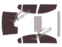 Holden Commodore (4) 4-door sedan (2013 - 2017) tinted film kit Holden Commodore (4) 4-door sedan (2013 - 2017) tinted film kit