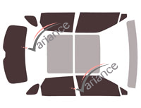 Chevrolet Blazer (1) 5-door tinted film kit (from 2019) Chevrolet Blazer (1) 5-door tinted film kit (from 2019)