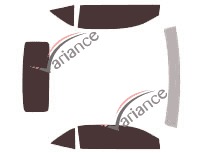 Chevrolet Camaro (5) Convertible 2-door tinted film kit (2011 - 2016) Chevrolet Camaro (5) Convertible 2-door tinted film kit (2011 - 2016)