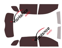 Chevrolet Captiva (2) 5 puertas kit de láminas tintadas (a partir de 2021) Chevrolet Captiva (2) 5 puertas kit de láminas tintadas (a partir de 2021)