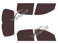 Chevrolet Celta (1) Phase 2 5-door tinted film kit (2006 - 2011) Chevrolet Celta (1) Phase 2 5-door tinted film kit (2006 - 2011)