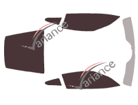 Tinted film kit Chevrolet Corvette (7) C7 Coupe 3 portes (2013 - 2020) Tinted film kit Chevrolet Corvette (7) C7 Coupe 3 portes (2013 - 2020)