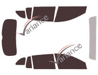 Chevrolet Cruze (1) SW Estate 5-door tinted film kit (2012 - 2018) Chevrolet Cruze (1) SW Estate 5-door tinted film kit (2012 - 2018)