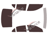 Holden Epica Sedan 4-door tinted film kit (2013 - 2016) Holden Epica Sedan 4-door tinted film kit (2013 - 2016)