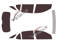 Chevrolet Equinox (3) 5-door tinted film kit (2017 - 2023) Chevrolet Equinox (3) 5-door tinted film kit (2017 - 2023)