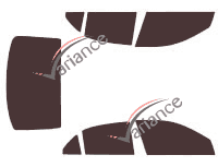 Chevrolet Malibu (8) 4-door sedan (2012 - 2016) tinted film kit Chevrolet Malibu (8) 4-door sedan (2012 - 2016) tinted film kit