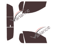 Chevrolet Montana Pick-up 2-door tinted film kit (2003 - 2018) Chevrolet Montana Pick-up 2-door tinted film kit (2003 - 2018)